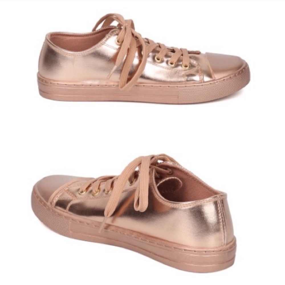 Rose Gold Sneakers - Picture 12 of 14